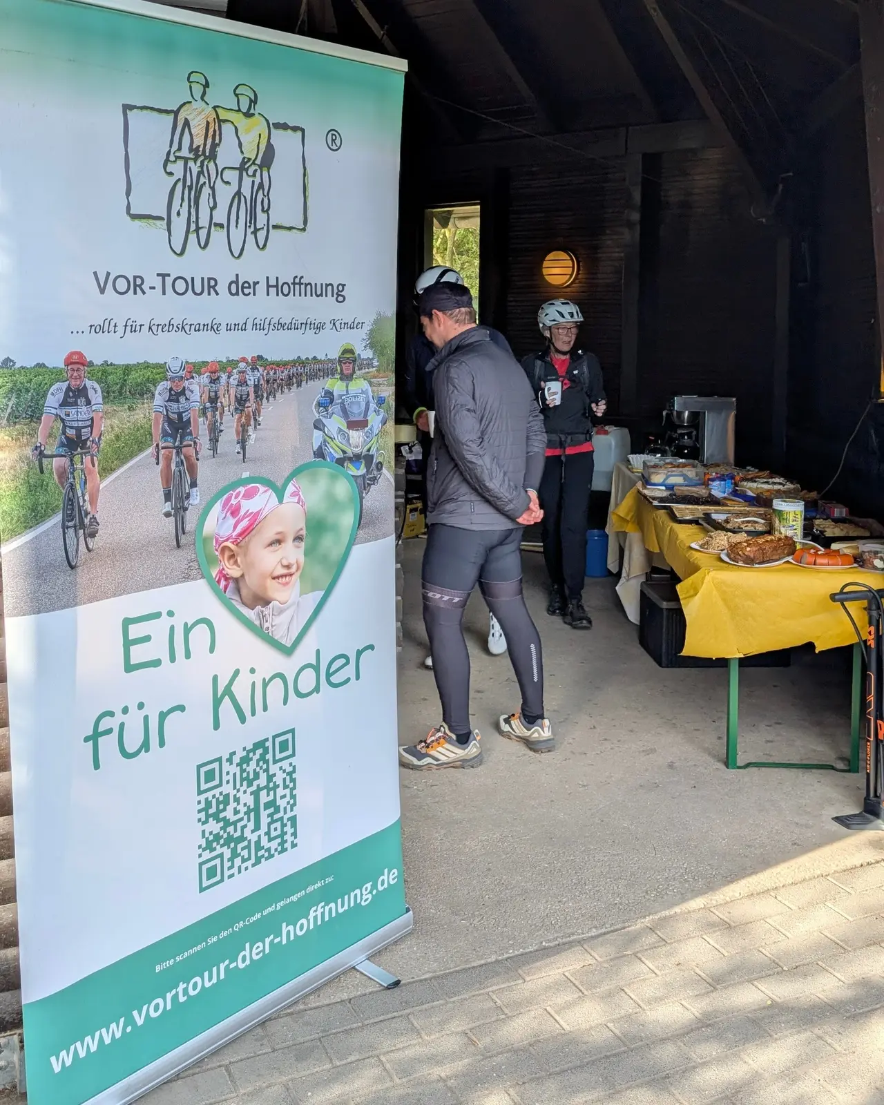 Infostand an der Grillhütte